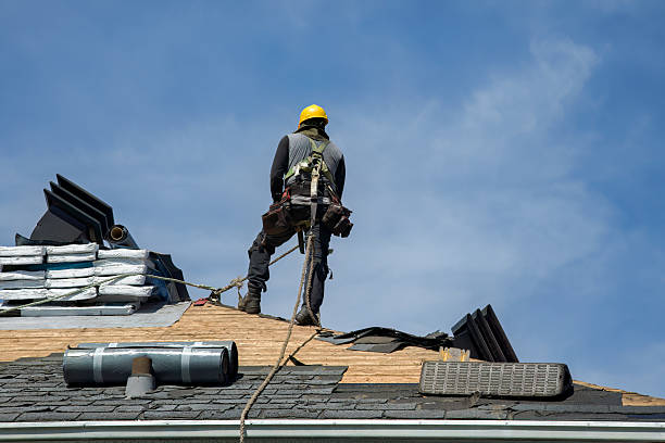 Professional Roof Replacement technician working in Koosharem, UT